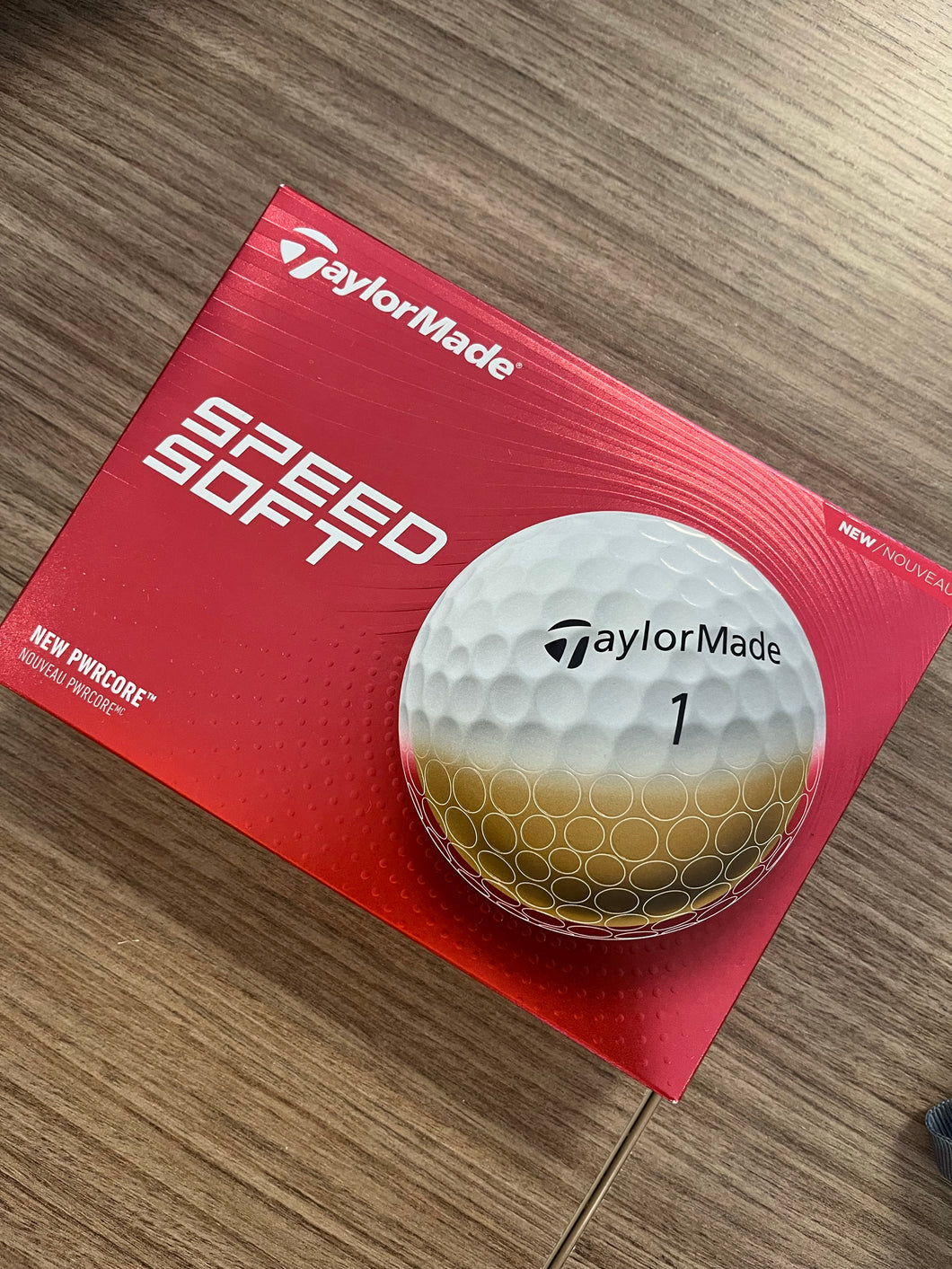 TAYLORMADE SPEED SOFT LOGO GOLF BALLS (DOZEN)